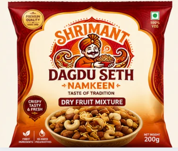 Dry Fruit Mixture Packet